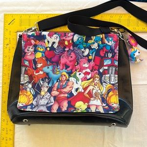 Original Athena bag Top Notch by Design 80’s Cartoons He-Man, Care Bears, Smurfs
